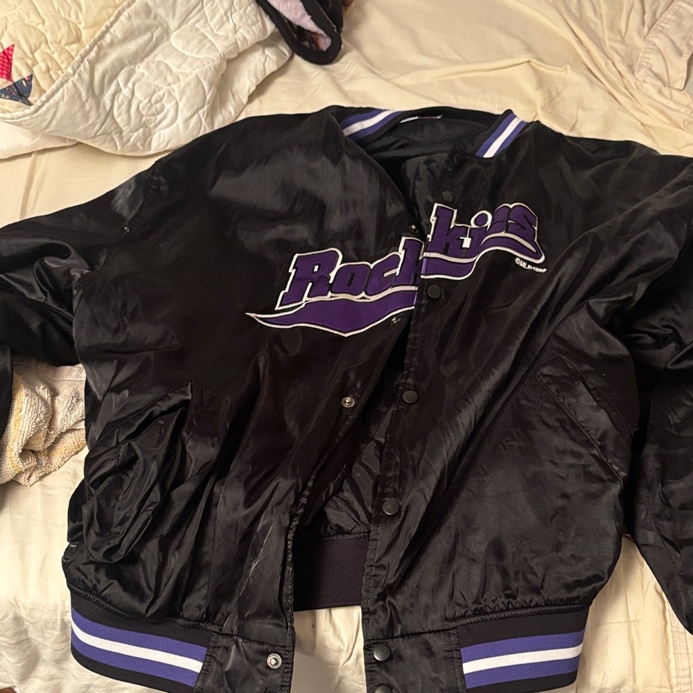 Black and Purple Rockies Jacket